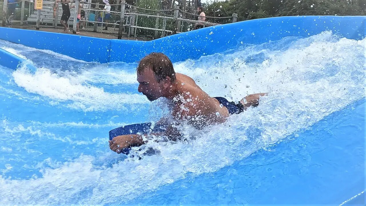 flowrider - Scott - 15 at Soak City, Kings Island