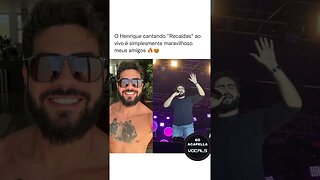 HENRIQUE - RECAÍDAS AO VIVO