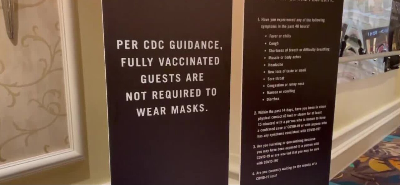 More fully vaccinated people ditching face masks