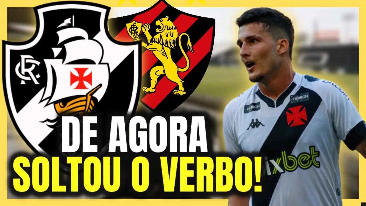 DE AGORA! AGENTE TEVE UM PERÍODO DE... | OLHA O QUE ELE FALOU! NOTÍCIAS DO VASCO