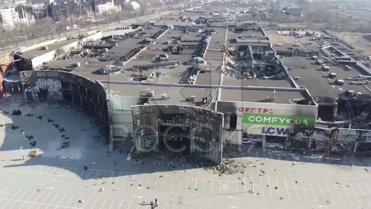 Mariupol from a drone after the hostilities