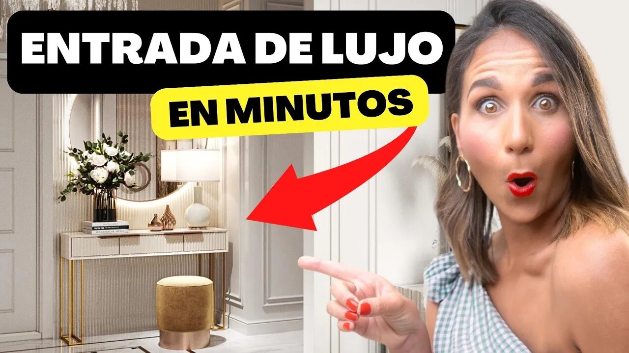 10 IDEAS PARA DECORAR UNA ENTRADA IMPACTANTE 😱 Diseño de Interiores de Recibidor Elegante y Lujoso