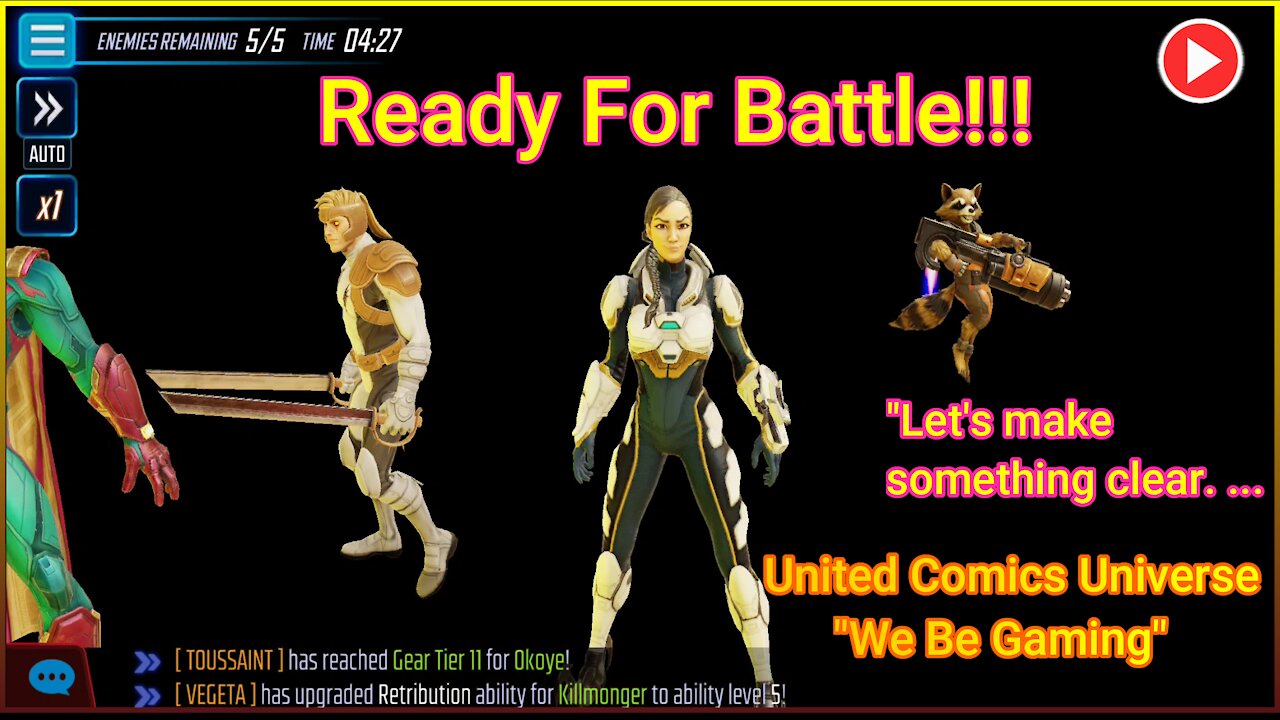 MARVEL STRIKE FORCE: Ninjetta Kage's Arena Fight Kestrel Vs Kestrel "We Be Comics"