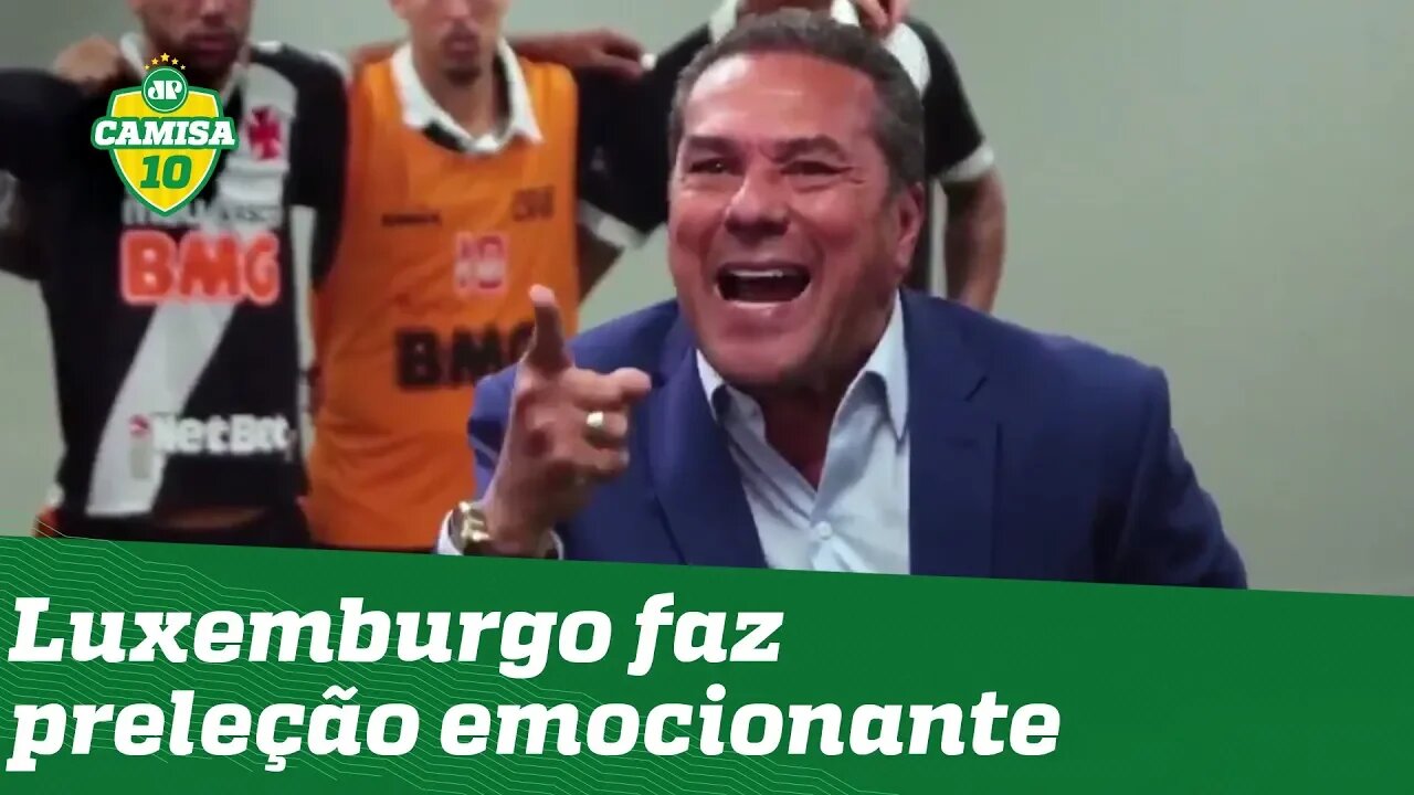 Ele é FO**! Luxemburgo faz preleção DE ARREPIAR antes de Palmeiras x Vasco!