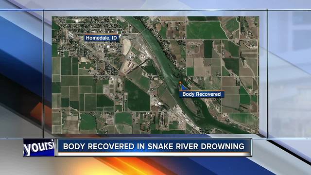 Body recovered from Snake River