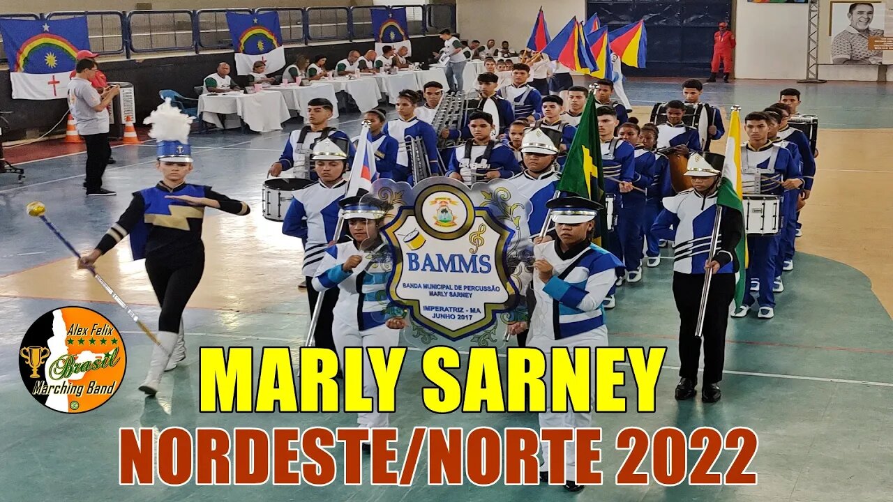 BANDA DE PERCUSSÃO MARLY SARNEY 2022 NA COPA NORDESTE NORTE DE BANDAS E FANFARRAS 2022