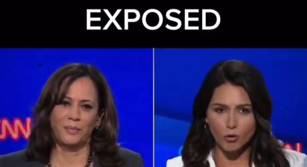 Kamala Harris would appreciate it if you did NOT share this video of Tulsi Gabbard exposing her