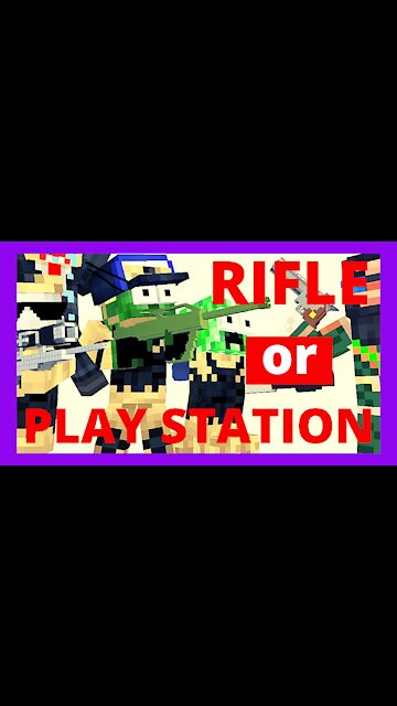 Monster School Short I REPLACED MY PLAYSTATION FOR A Rifle