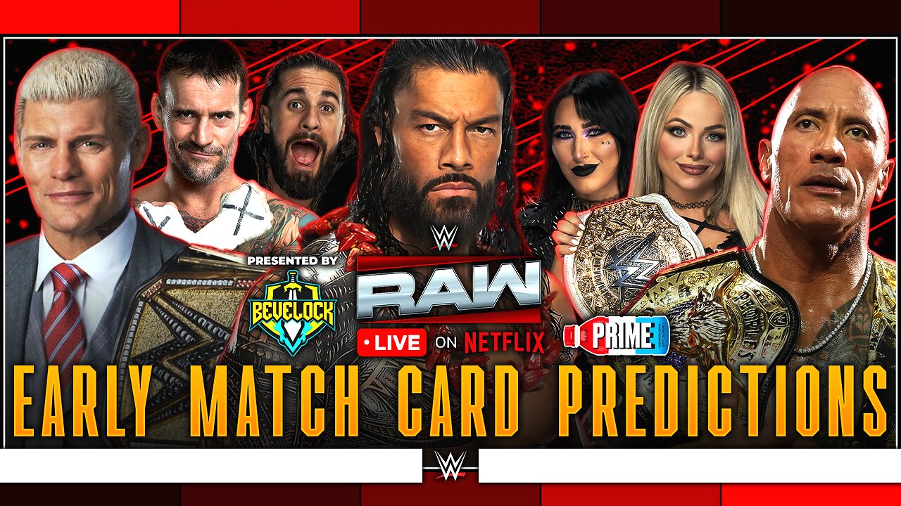 WWE Raw on Netflix 2025 - Predictions | Bevelock