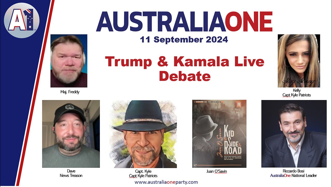 AustraliaOne Party - Trump & Kamala Live Debate (11 September 2024)