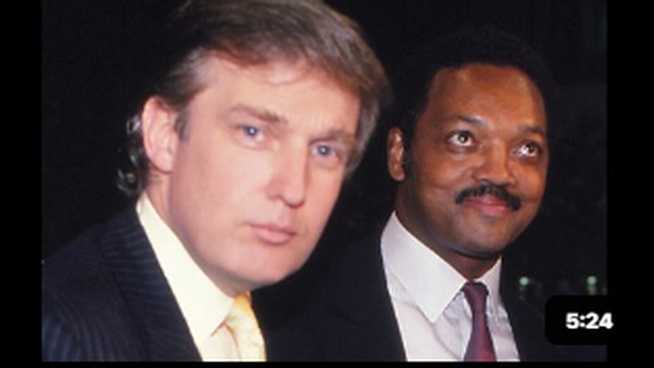 What Type of Racism Is This? 1999 Jesse Jackson praises TRUMP Financing his Campaign