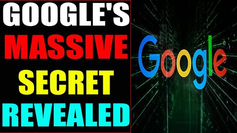 SHOCKING: GOOGLE'S MASSIVE SECRET REVEALED!!! A SECRET WHITE HAT TRYING TO HIDE!!!