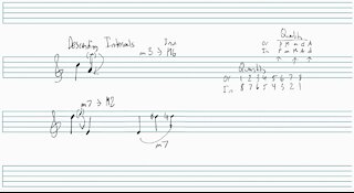 Advanced Music Intervals Part 4: Descending Chromatic Intervals