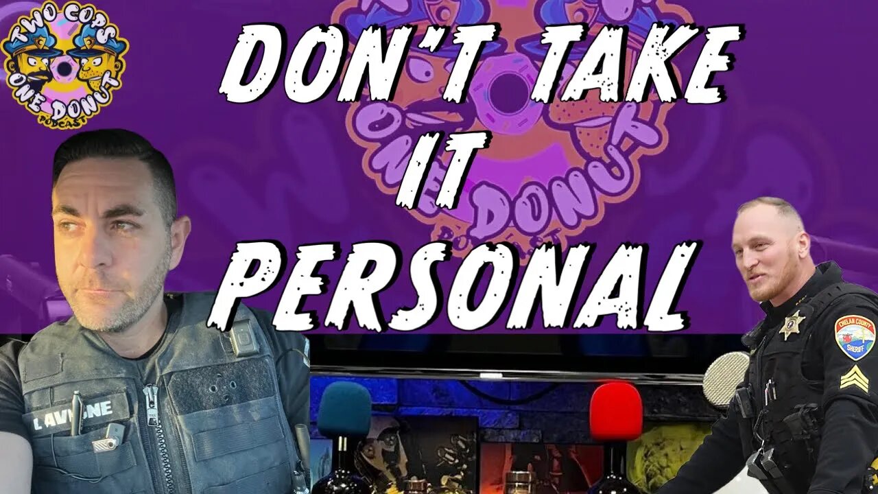 Don't Take it Personal; Be Professional