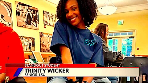 Trinity Wicker || Standout Student LSU Senior Receives Honor In Nations Capital !!