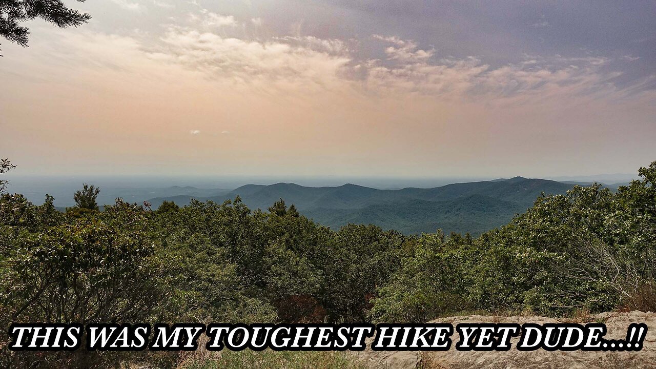 FOUND AN INCREDIBLE OVERLOOK BEFORE CHECKING OUT VOGEL STATE PARK