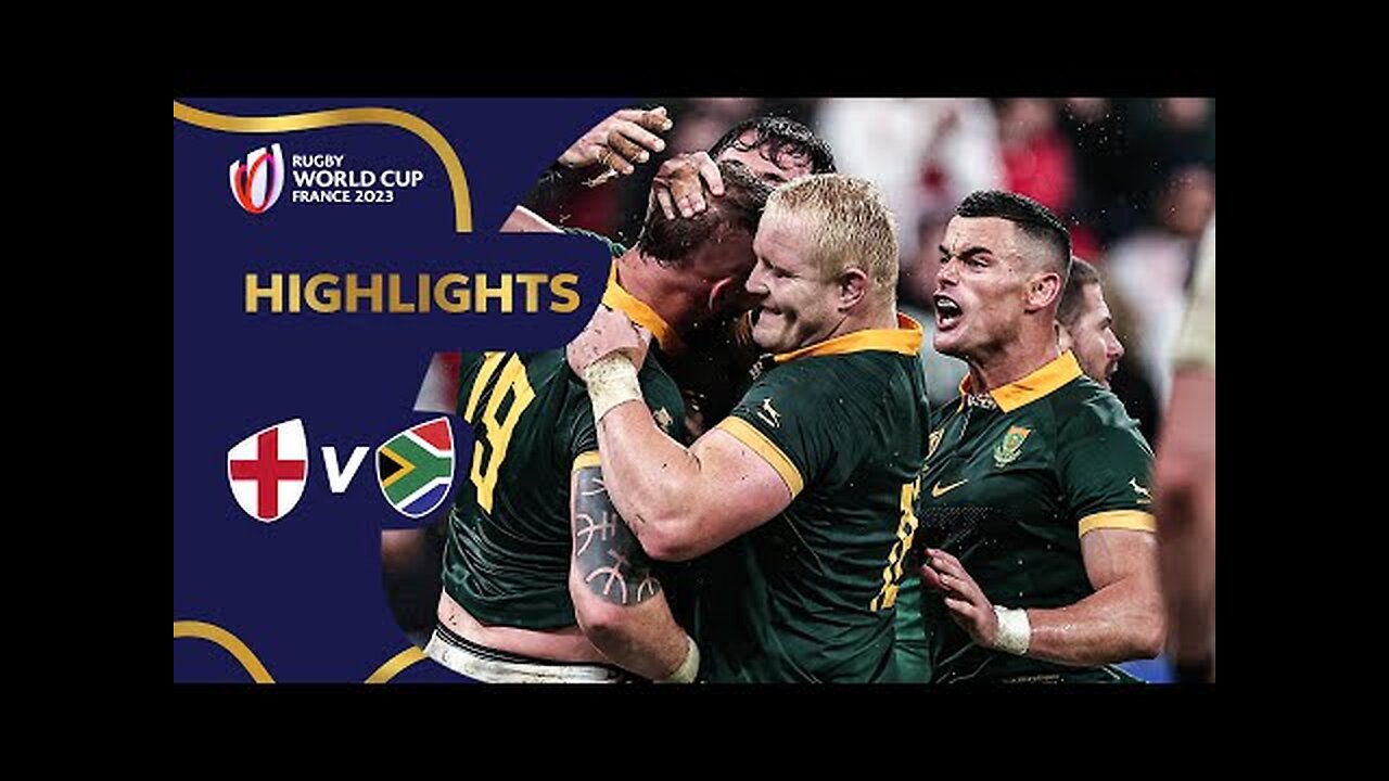 Pollard penalty lifts Springboks to final England v South Africa Rugby World Cup 2023 Highlights