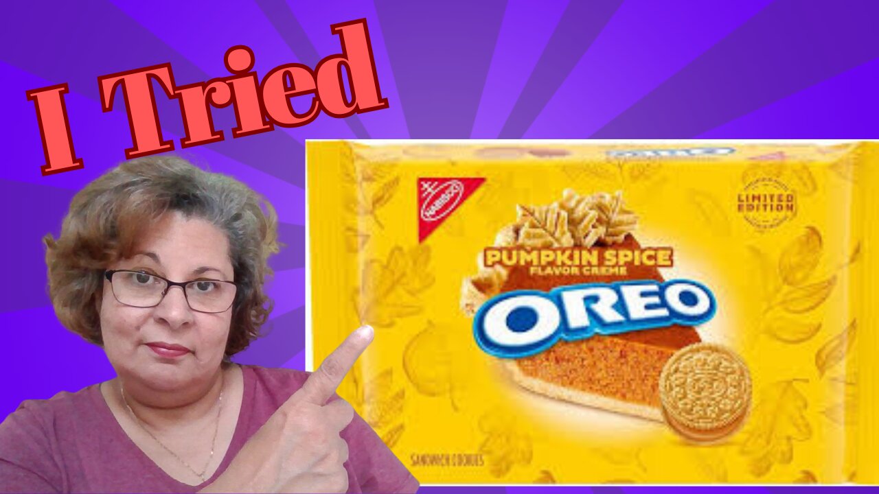 First Time Trying Limited Edition Oreo Pumpkin Spice Flavor Cookies