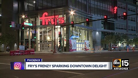 Fry's frenzy sparking downtown delight