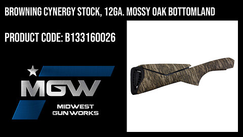 Browning Cynergy Stock, 12ga. Mossy Oak Bottomland - B133160026