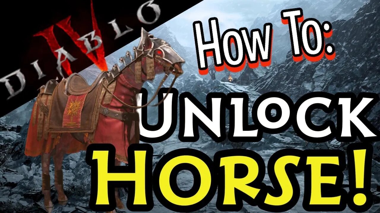 Diablo 4 How to Unlock Horse