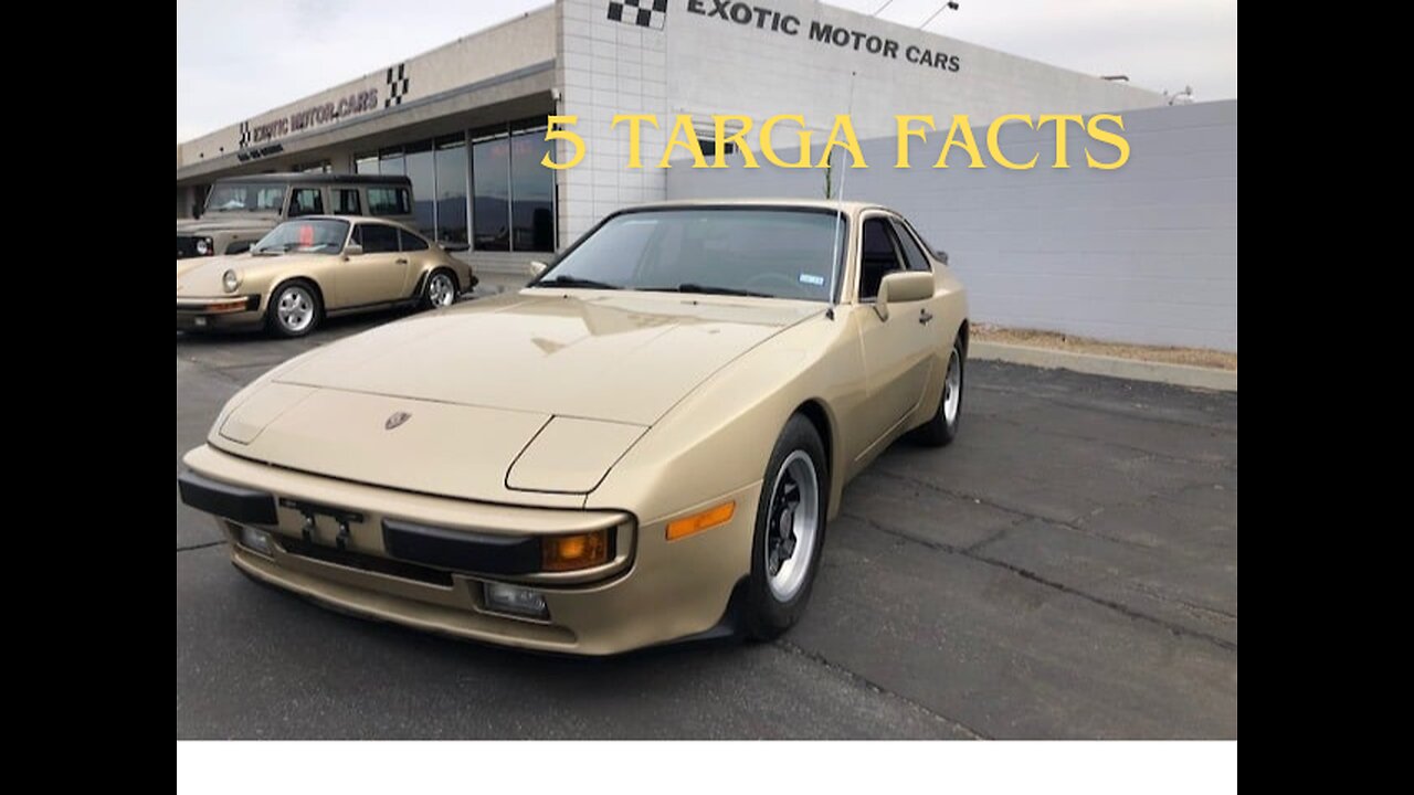 Interesting facts about the Porsche 944s Targa