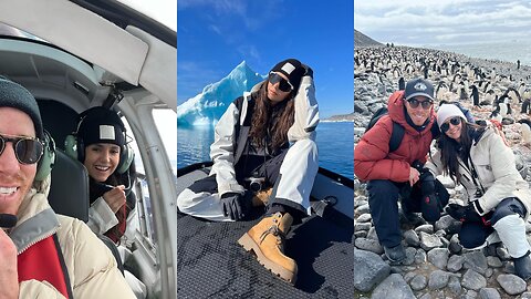 Nina Dobrev Explores Antarctica With Shaun White