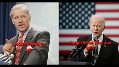 Joe Biden Who Wrote The Crime Bill Is Now Pardoning Pot Possession