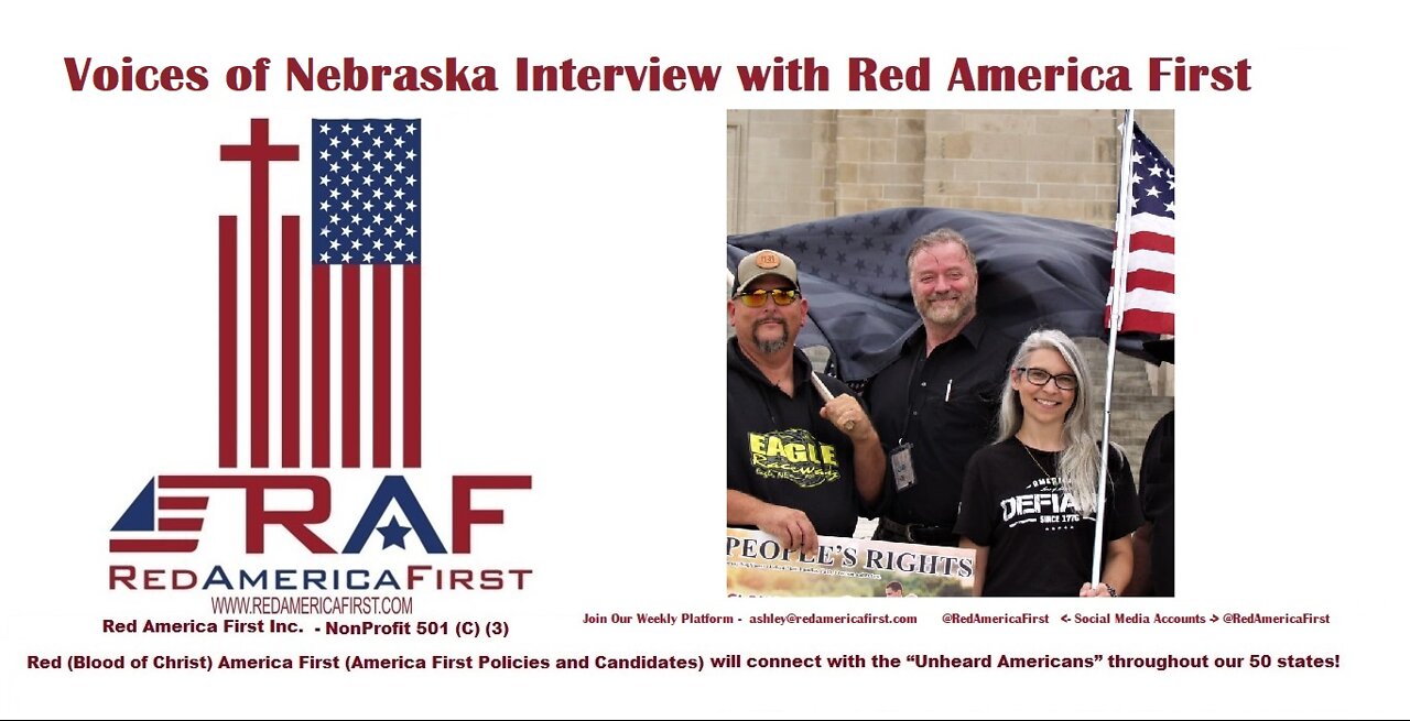 Red America First Interview with Voices of Nebraska