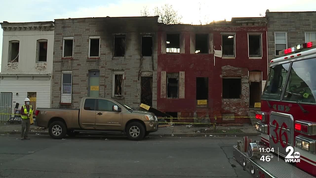 Five alarm fire in South Baltimore impacts a dozen homes