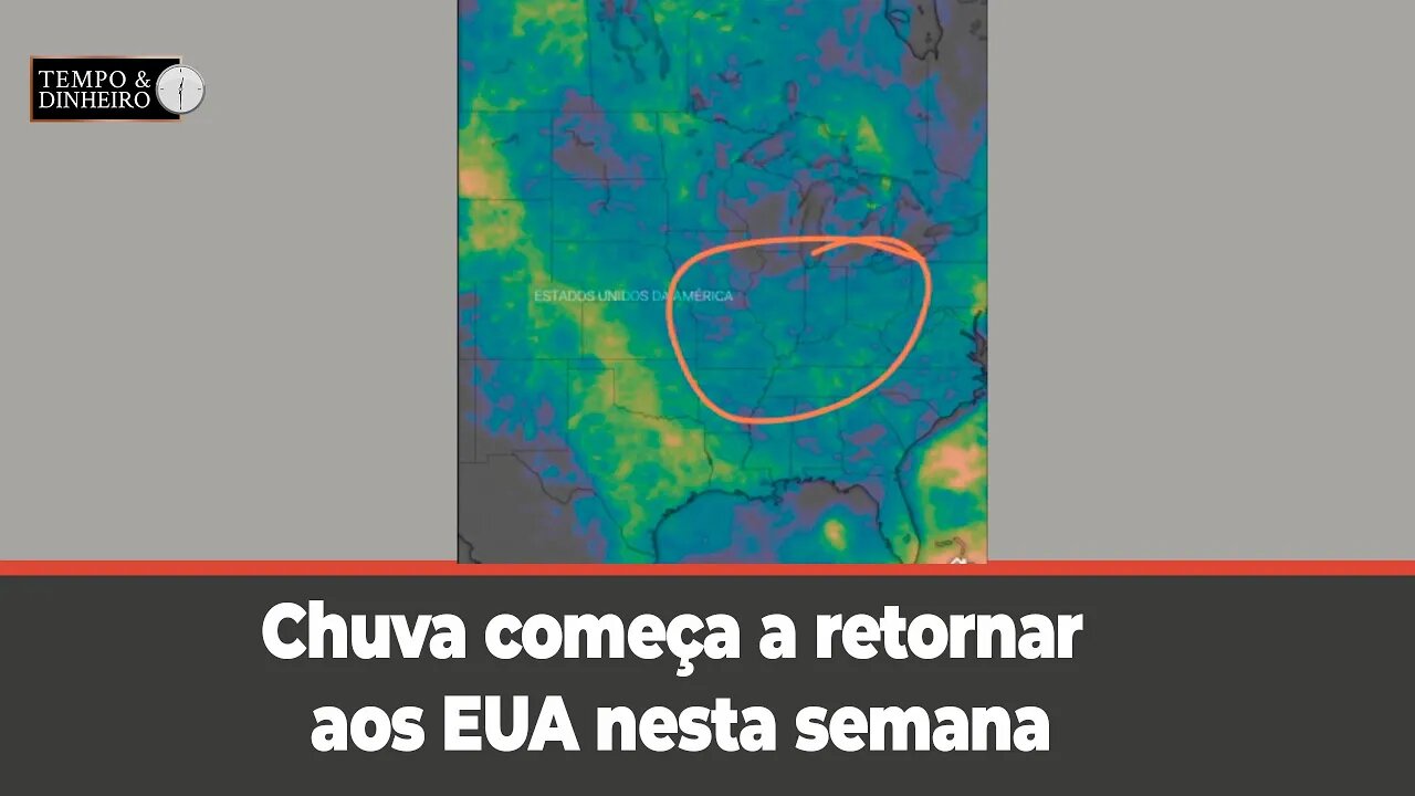 Chuva começa a retornar aos EUA nesta semana
