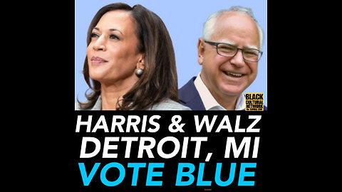 KH #9 Kamala Harris & Tim Walz massive rally crowd in Detroit, MI