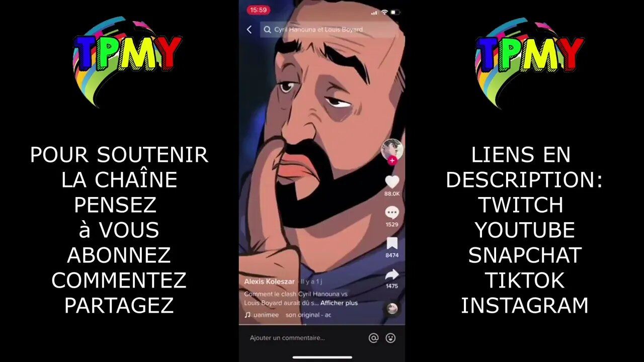 CYRIL HANOUNA vs LOUIS BOYARD version ANIME #tpmy #tpmp #bolloré #gillesverdez #humour #nupes #lfi