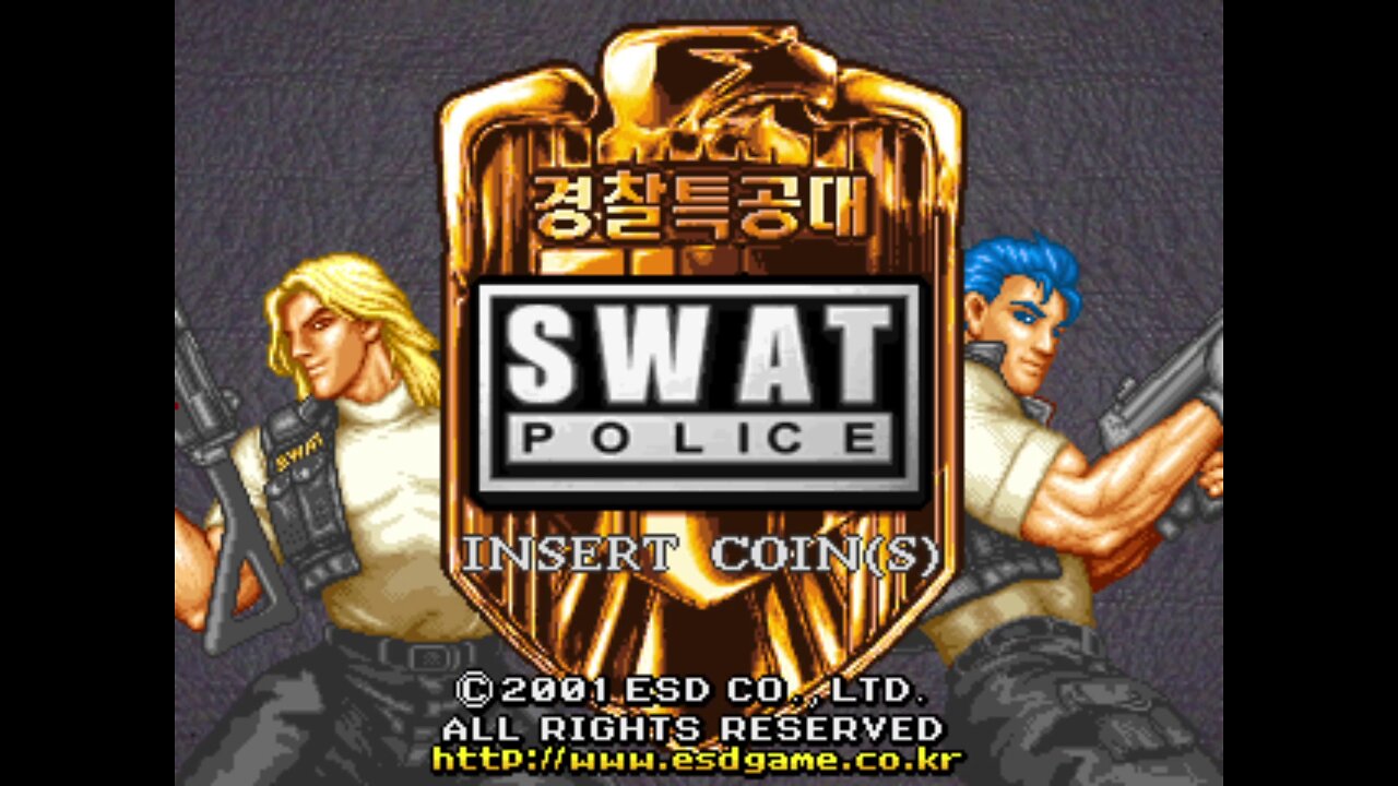 SWAT Police Arcade Game, ESD 2001, longplay