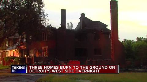 Crews investigating multiple suspicious fires overnight in Detroit