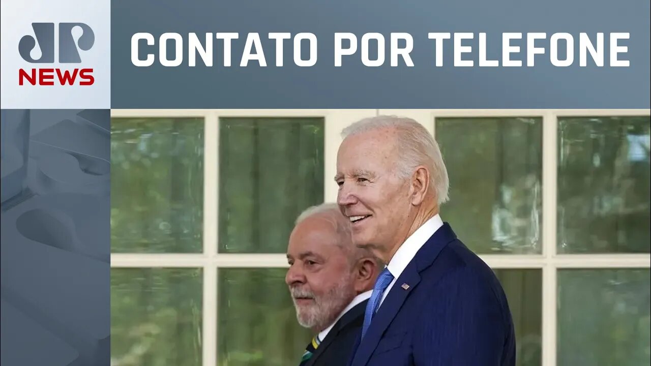 Lula e Biden conversam sobre mudanças climáticas