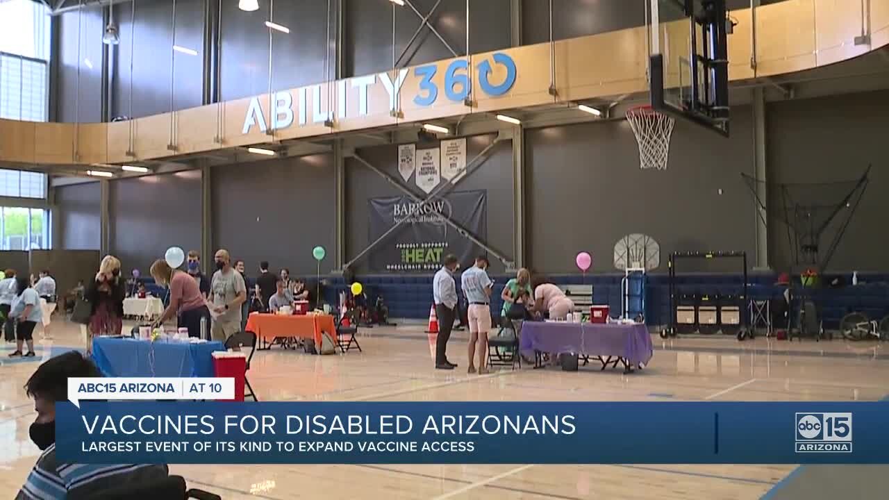 Vaccines for disabled Arizonans at Ability360