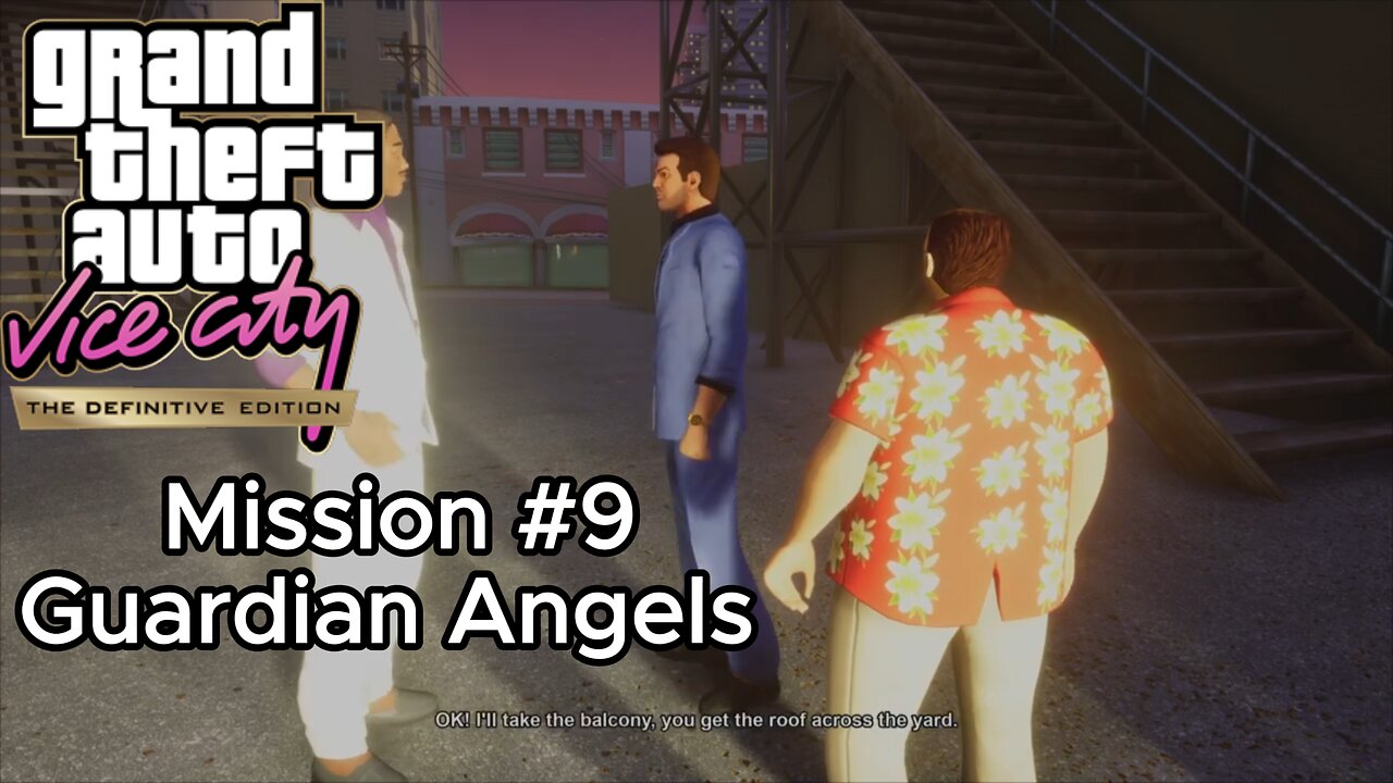 GTA Vice City Definitive Edition - Mission #9 - Guardian Angels [No Commentary]