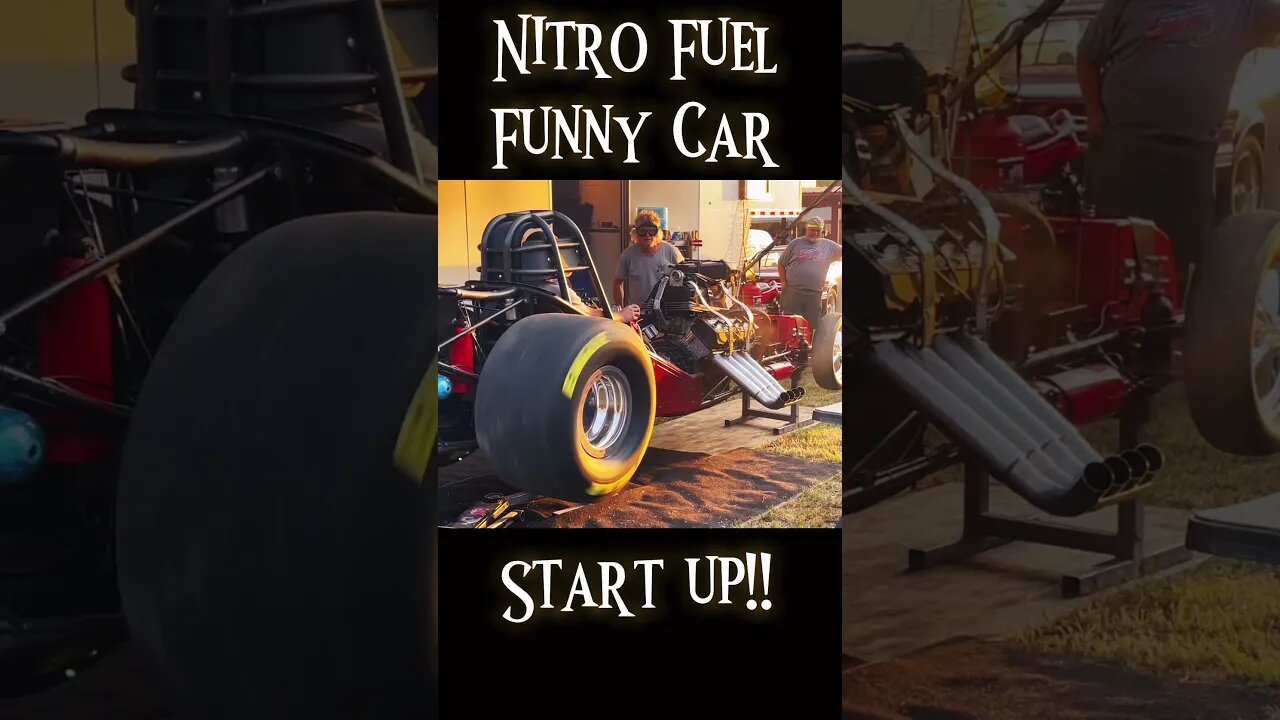 Blown Nitro Fuel Funny Car Startup! #shorts