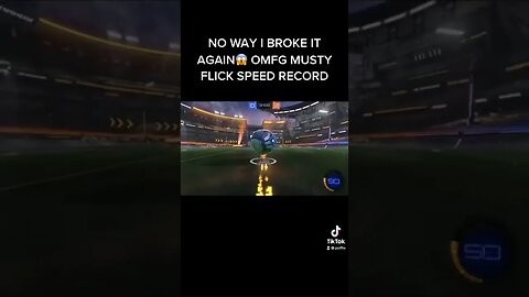 Musty flick world record😎 #rocketleague #shorts