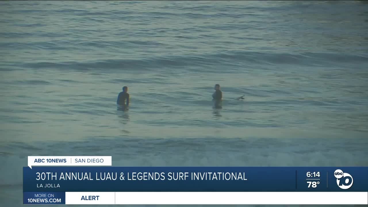 30th annual Luau & Legends Surf Invitational in La Jolla