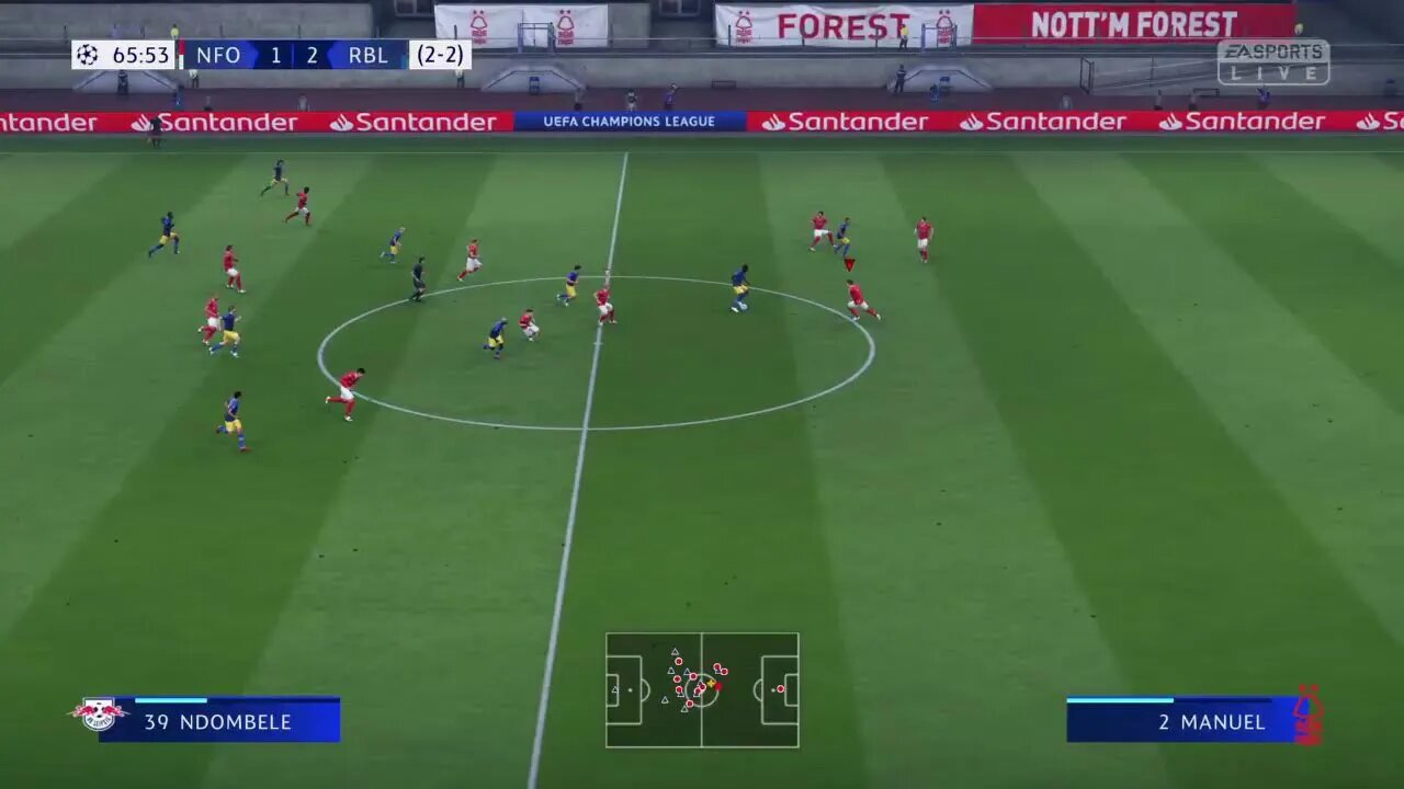 Nottingham Forest S:12 2029-2030 UEFA champions League Round of 16 Leg 2 VS Leipzig (1-0 Agg NFO)