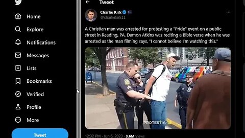 This is nuts. Man arrested for reading the bible