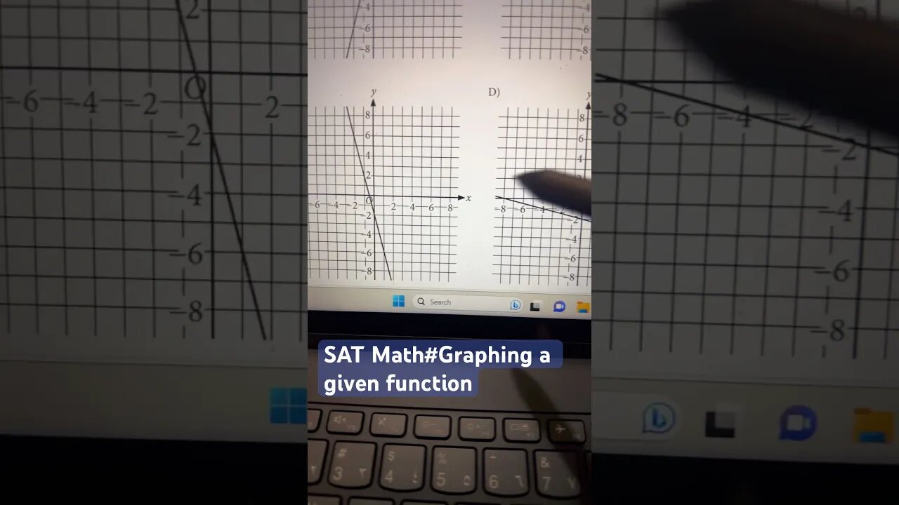 Graphing a given function✍️💯 #satmath #youtubeshorts #mathtrick