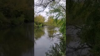 beautiful fall season river