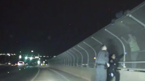 NHP trooper saves female from injury | VIDEO