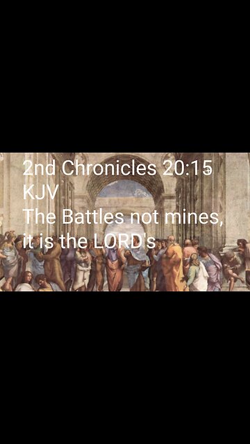 The Battles not mines, it is the LORD's 2 Chronicles 20:15 Scripture and Praise Declaration 🎶