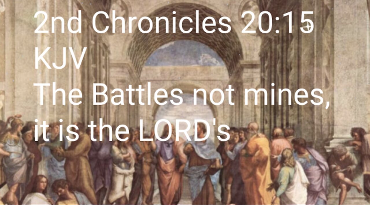 The Battles not mines, it is the LORD's 2 Chronicles 20:15 Scripture and Praise Declaration 🎶