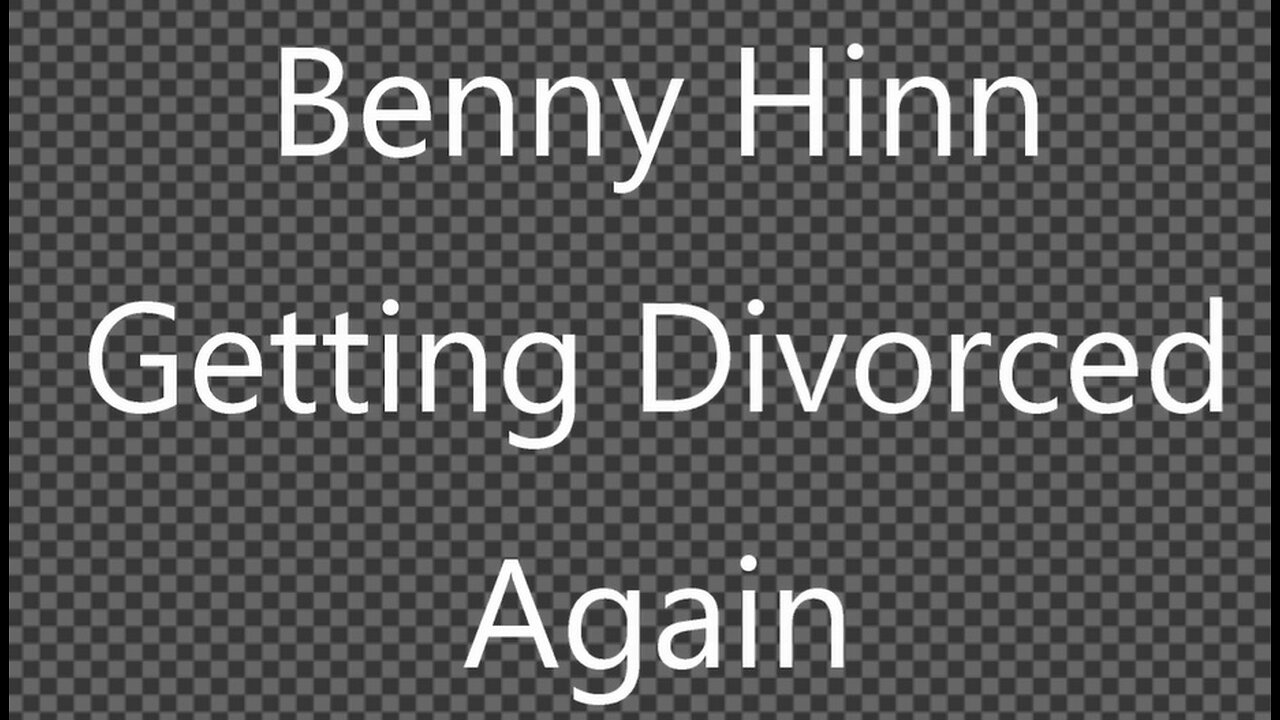 Benny Hinn's wife files for divorce again 7.26.2024