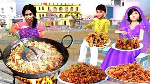 Lalchi Pakodi Wali Greedy Pakodi Street Food Hindi Kahaniya Hindi Moral Stories Funny Comedy Video